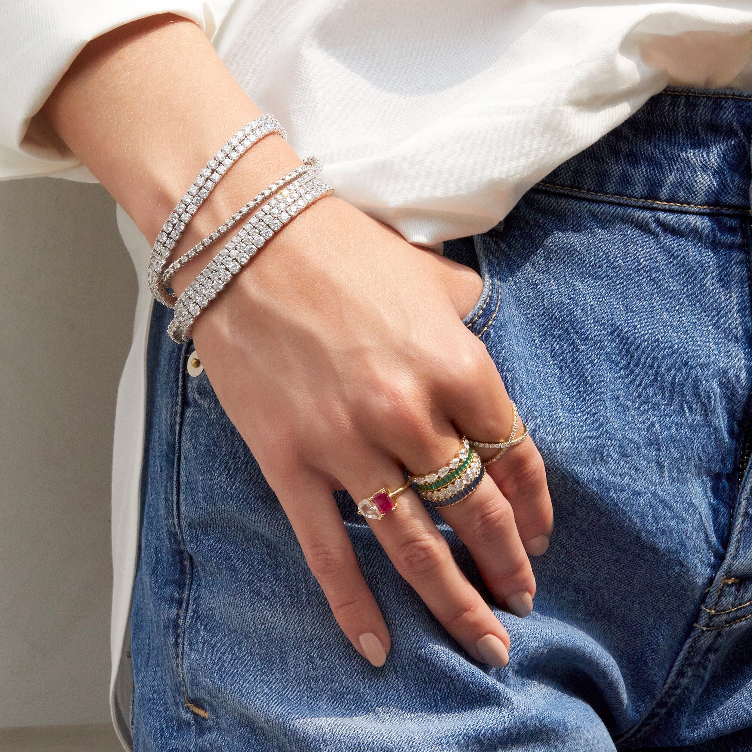 Classic Diamond Tennis Bracelet - Image 88