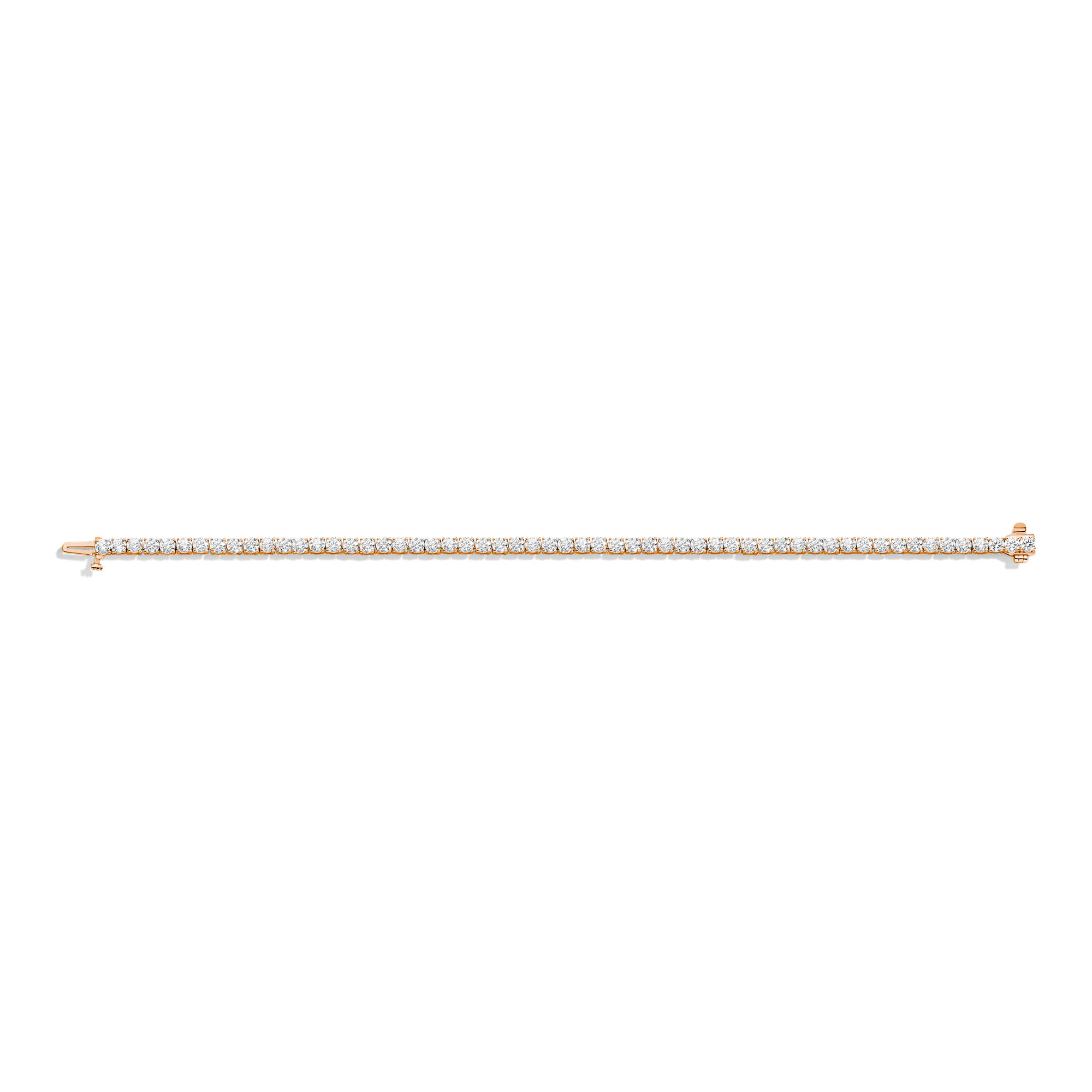 Classic Lab Grown Diamond Tennis Bracelet - 6ct - Image 6