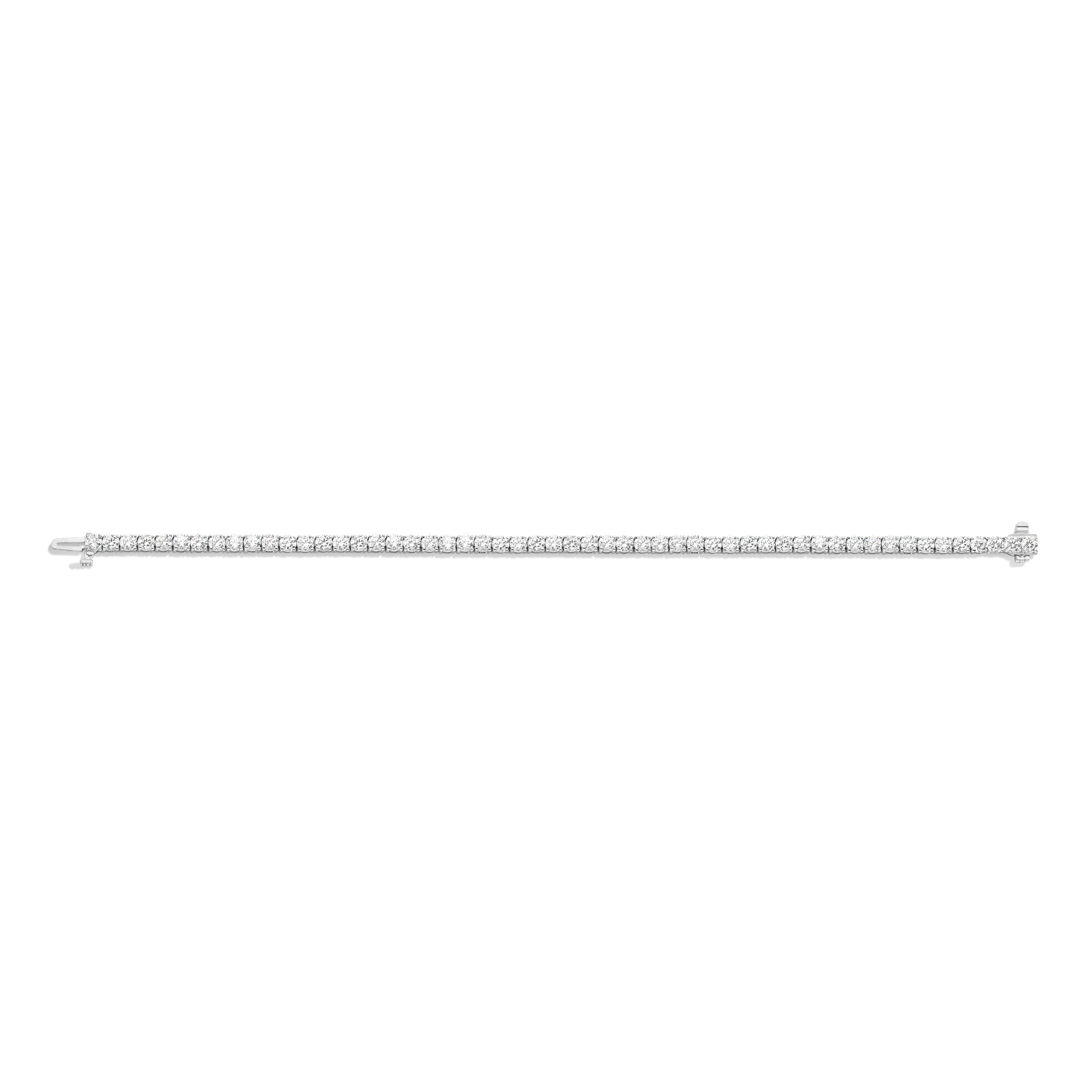 Classic Lab Grown Diamond Tennis Bracelet - 7ct - Image 4