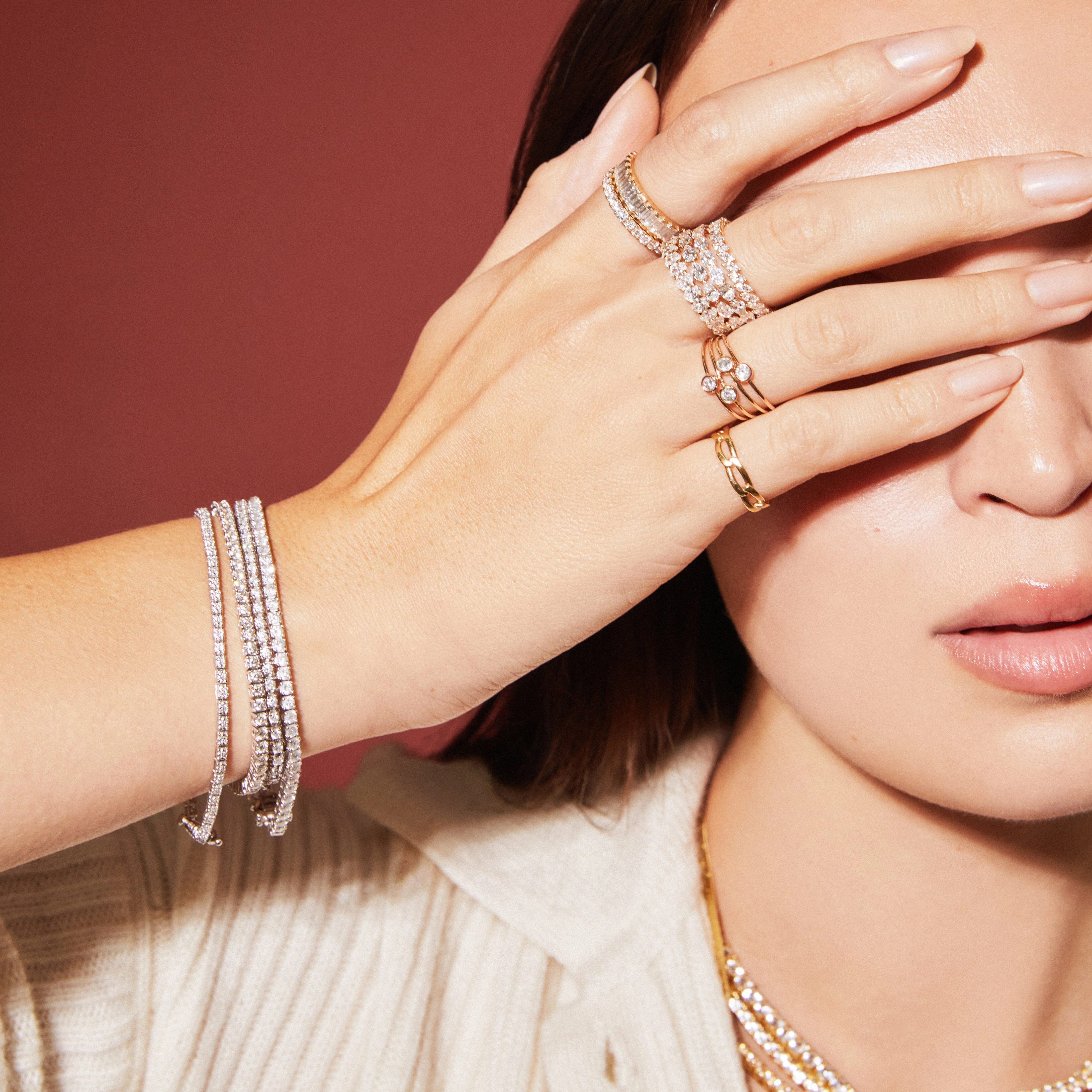 Classic Lab Grown Diamond Tennis Bracelet - Image 69