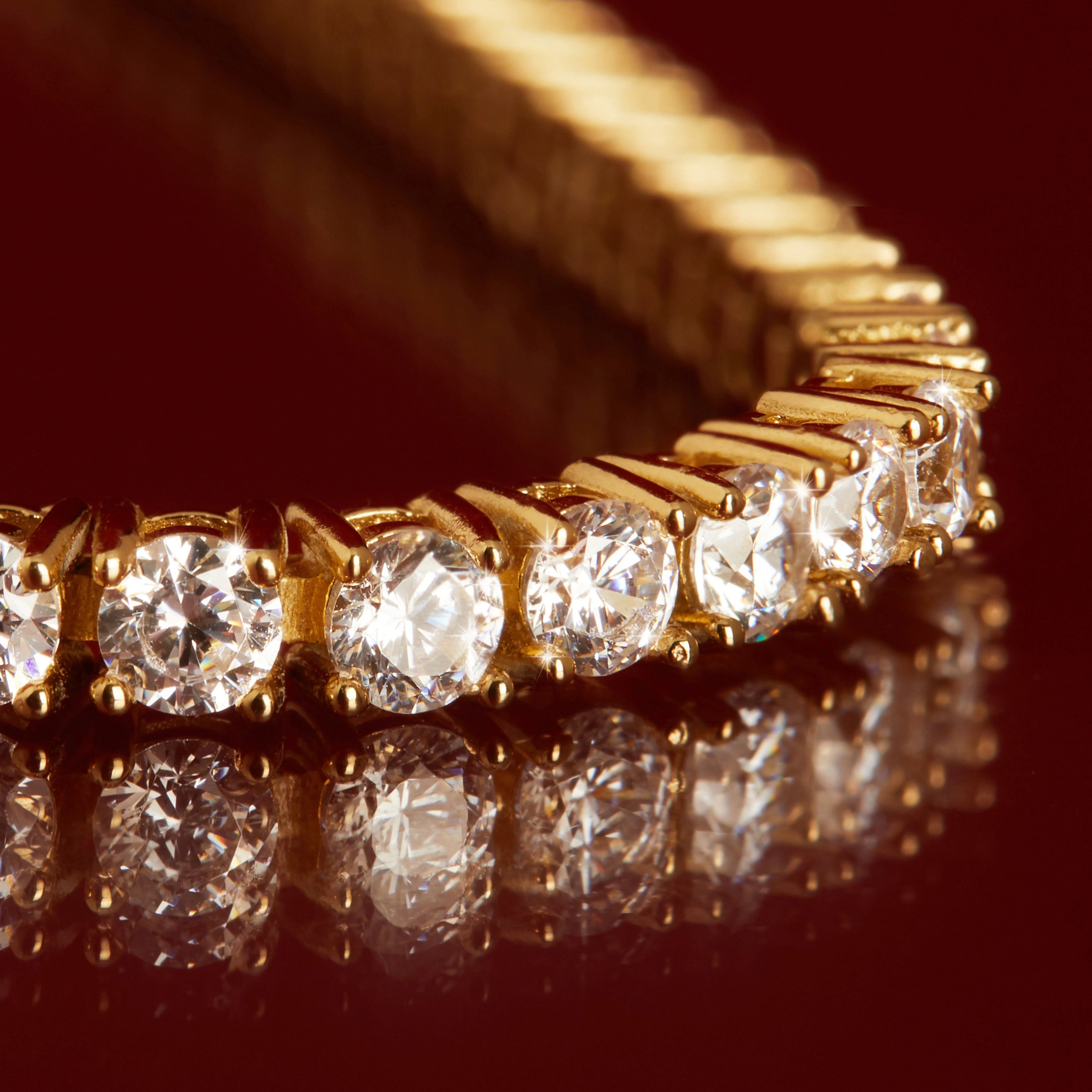 Classic Lab Grown Diamond Tennis Bracelet - Image 74