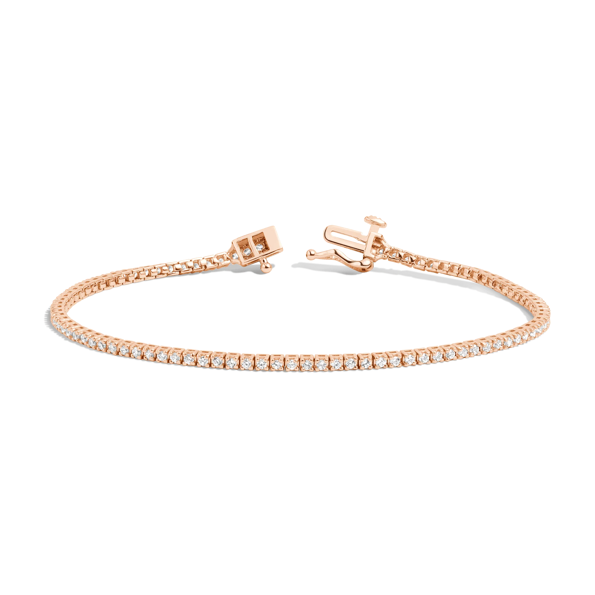Classic Lab Grown Diamond Tennis Bracelet - Image 9