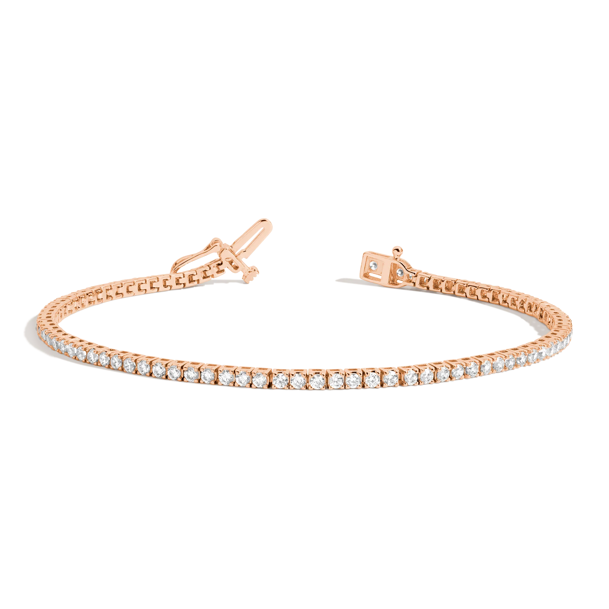Classic Lab Grown Diamond Tennis Bracelet - 2ct - Image 3