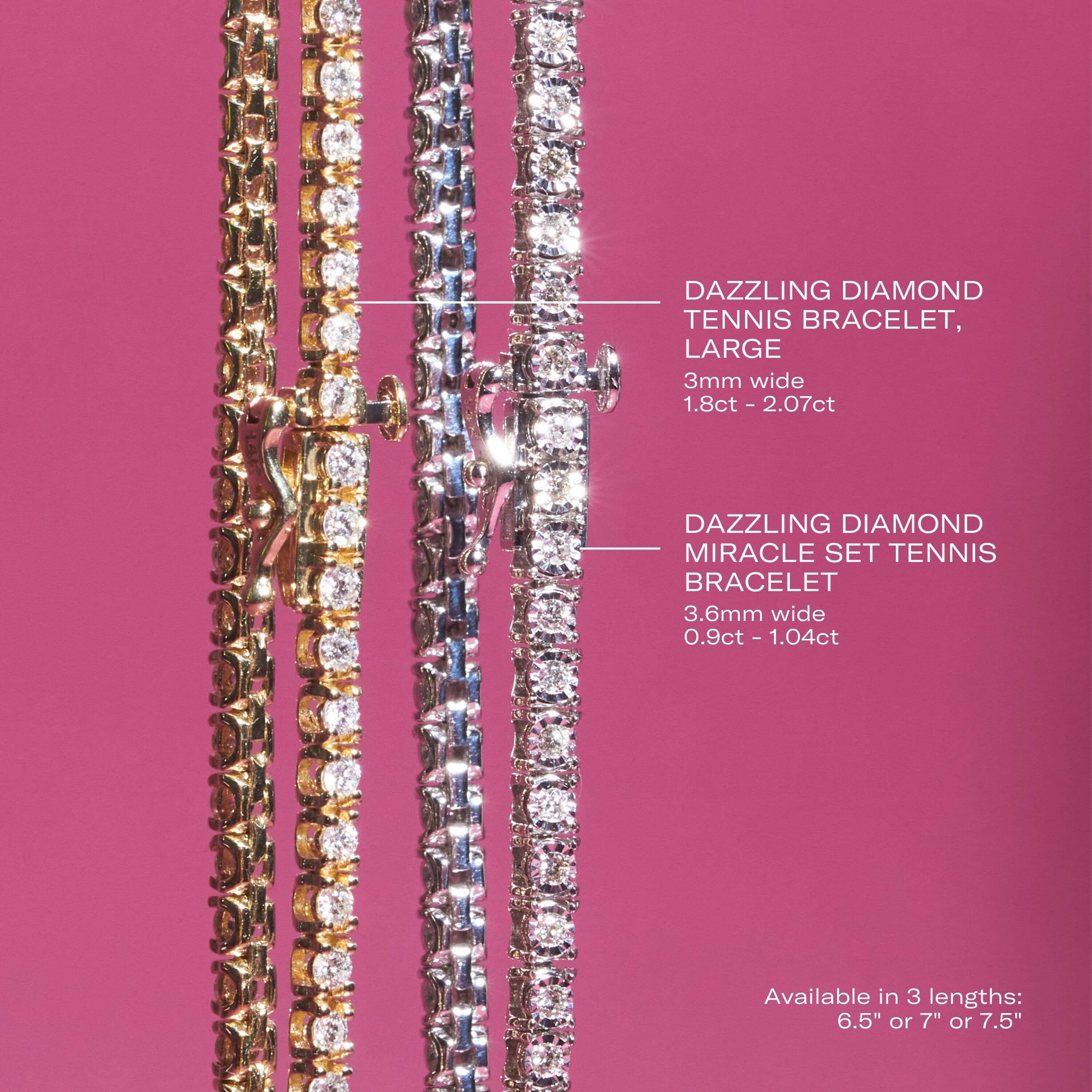 Classic Lab Grown Diamond Tennis Bracelet - 2ct - Image 7