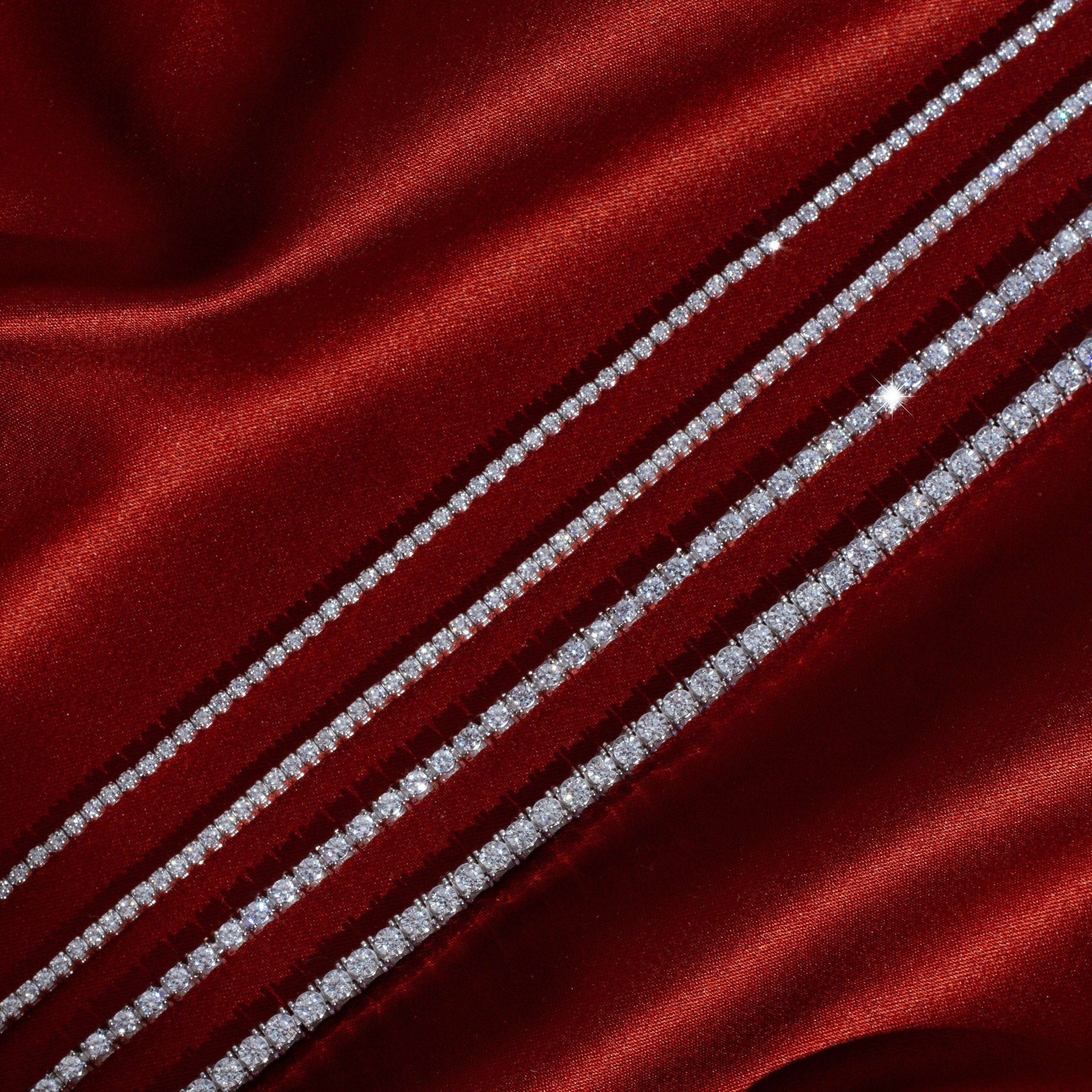 Classic Lab Grown Diamond Tennis Bracelet - 2ct - Image 8