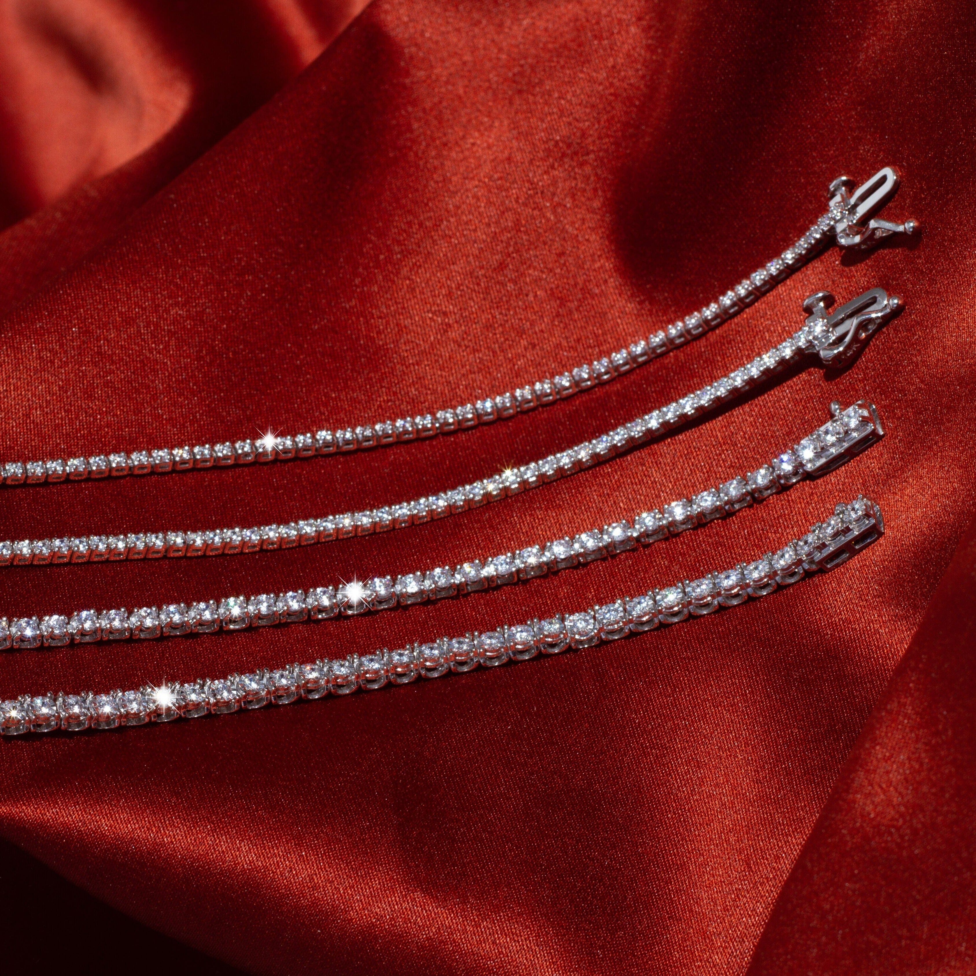 Classic Lab Grown Diamond Tennis Bracelet - 2ct - Image 9