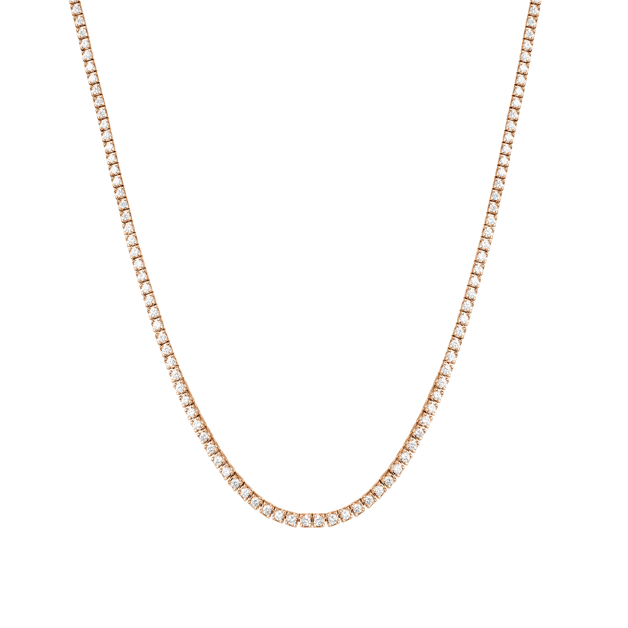 Classic Diamond Tennis Necklace - Image 13