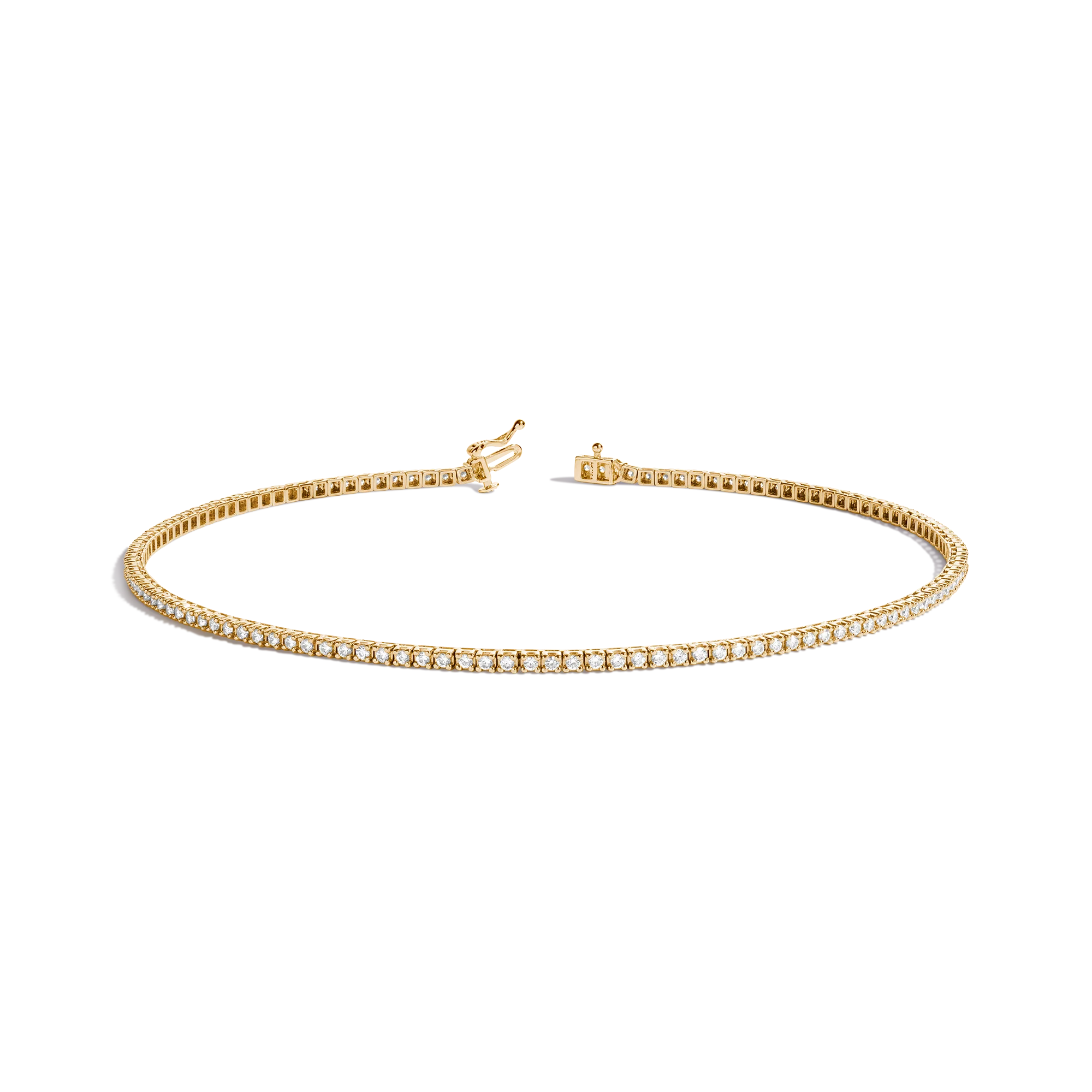 Classic Diamond Tennis Necklace - Image 4