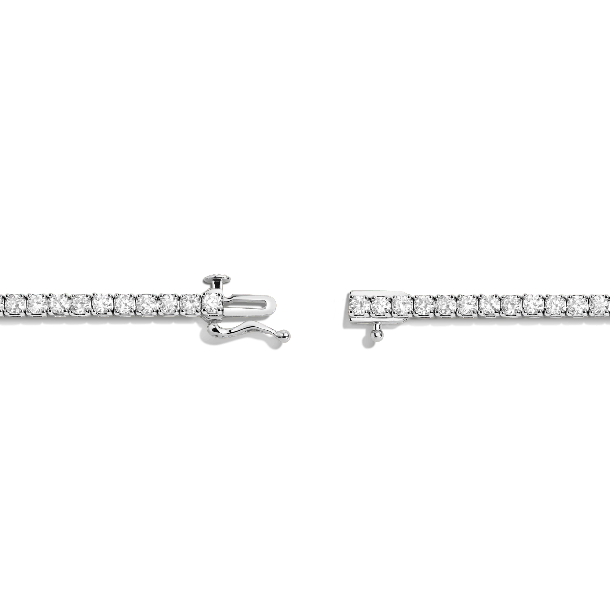 Classic Diamond Tennis Necklace - Image 8
