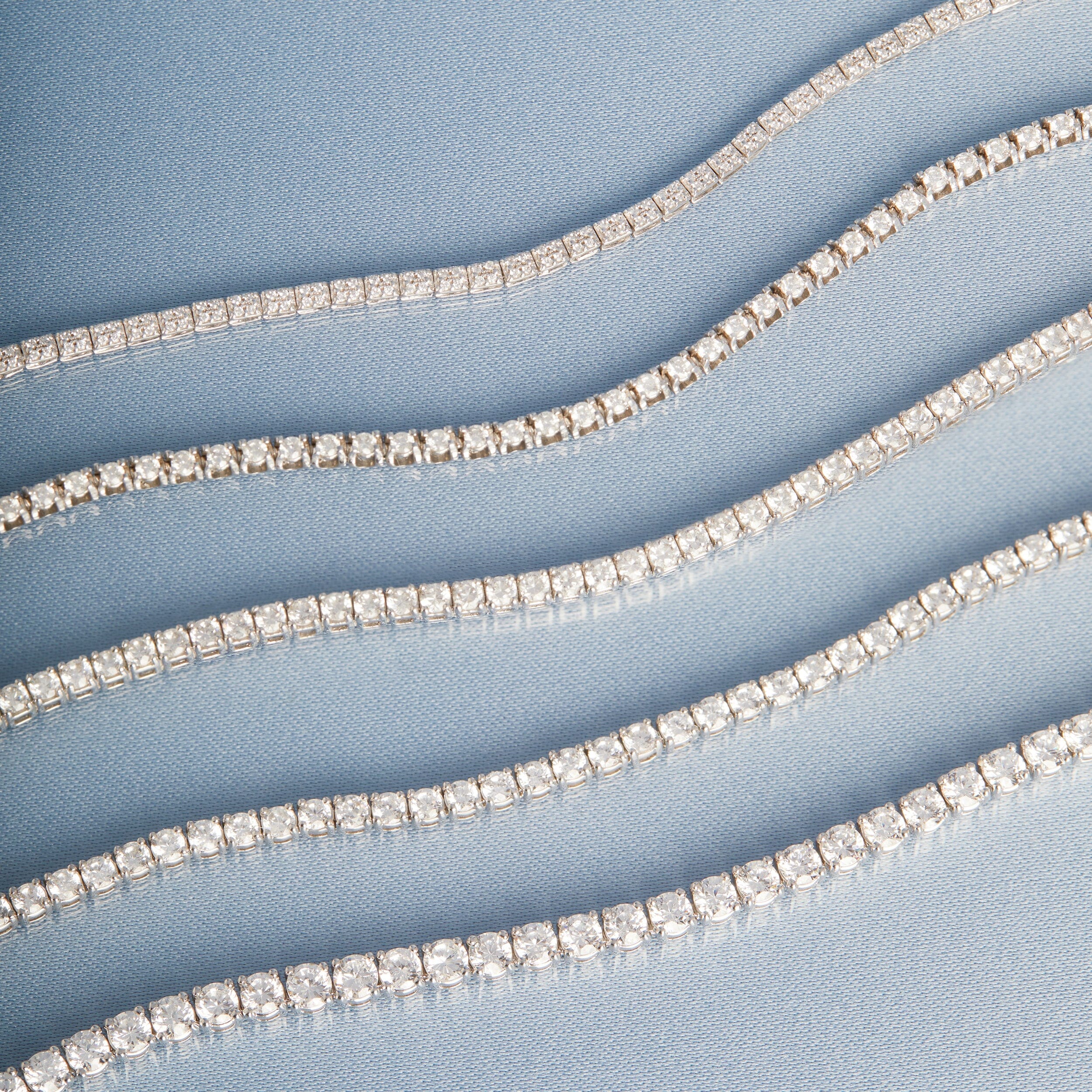 Classic Lab Grown Diamond Tennis Necklace - Image 30