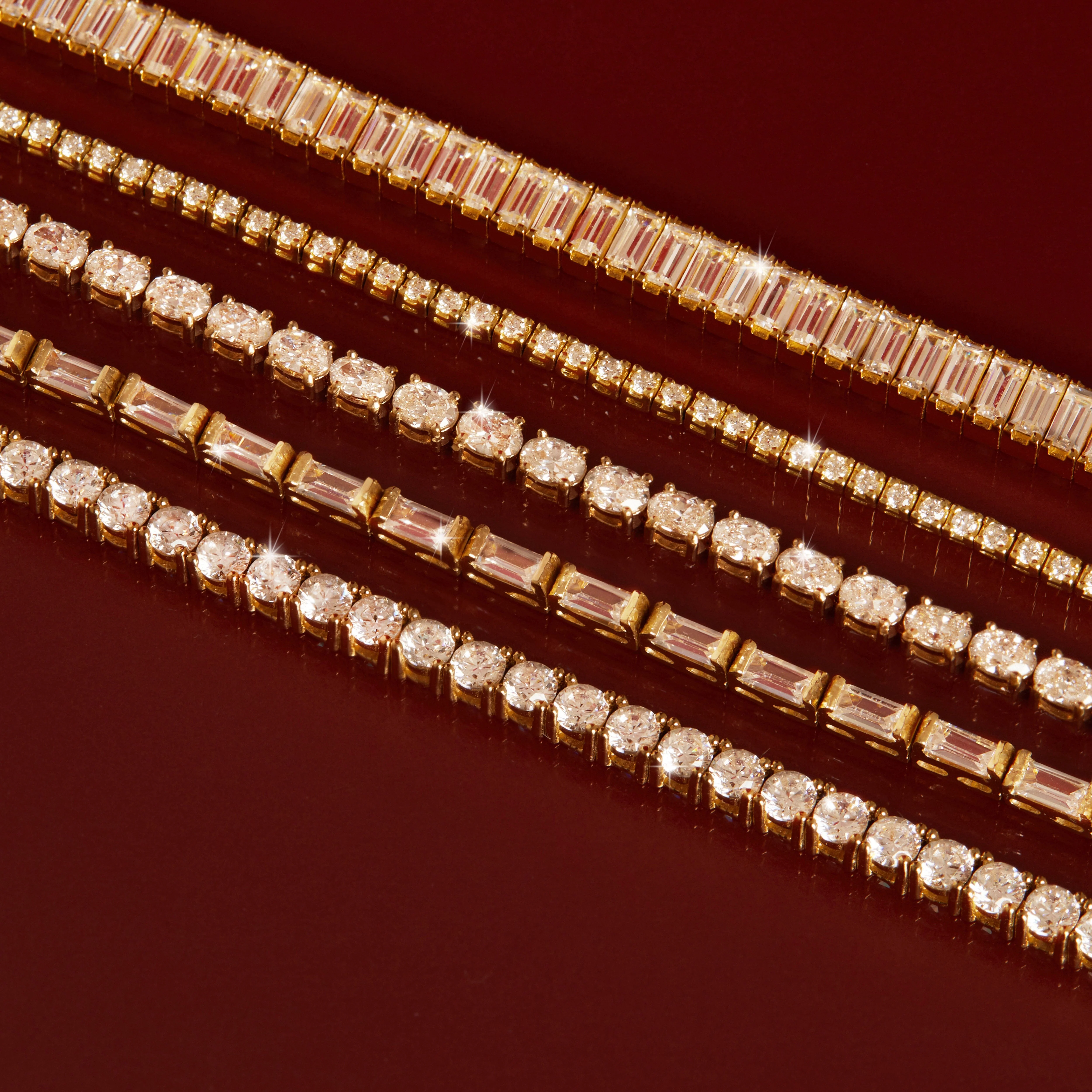 Classic Lab Grown Diamond Tennis Necklace - Image 37