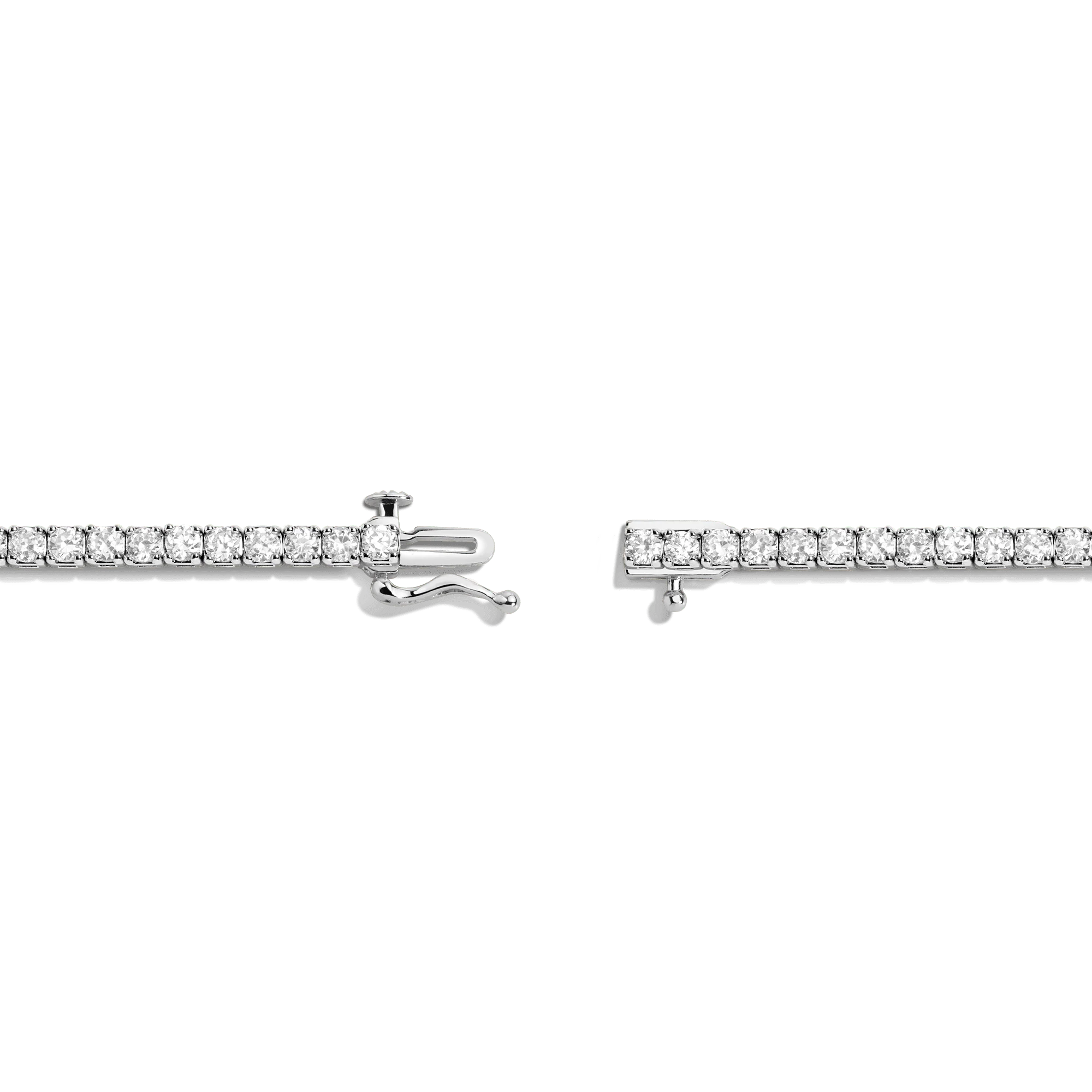 Classic Lab Grown Diamond Tennis Necklace - Image 8