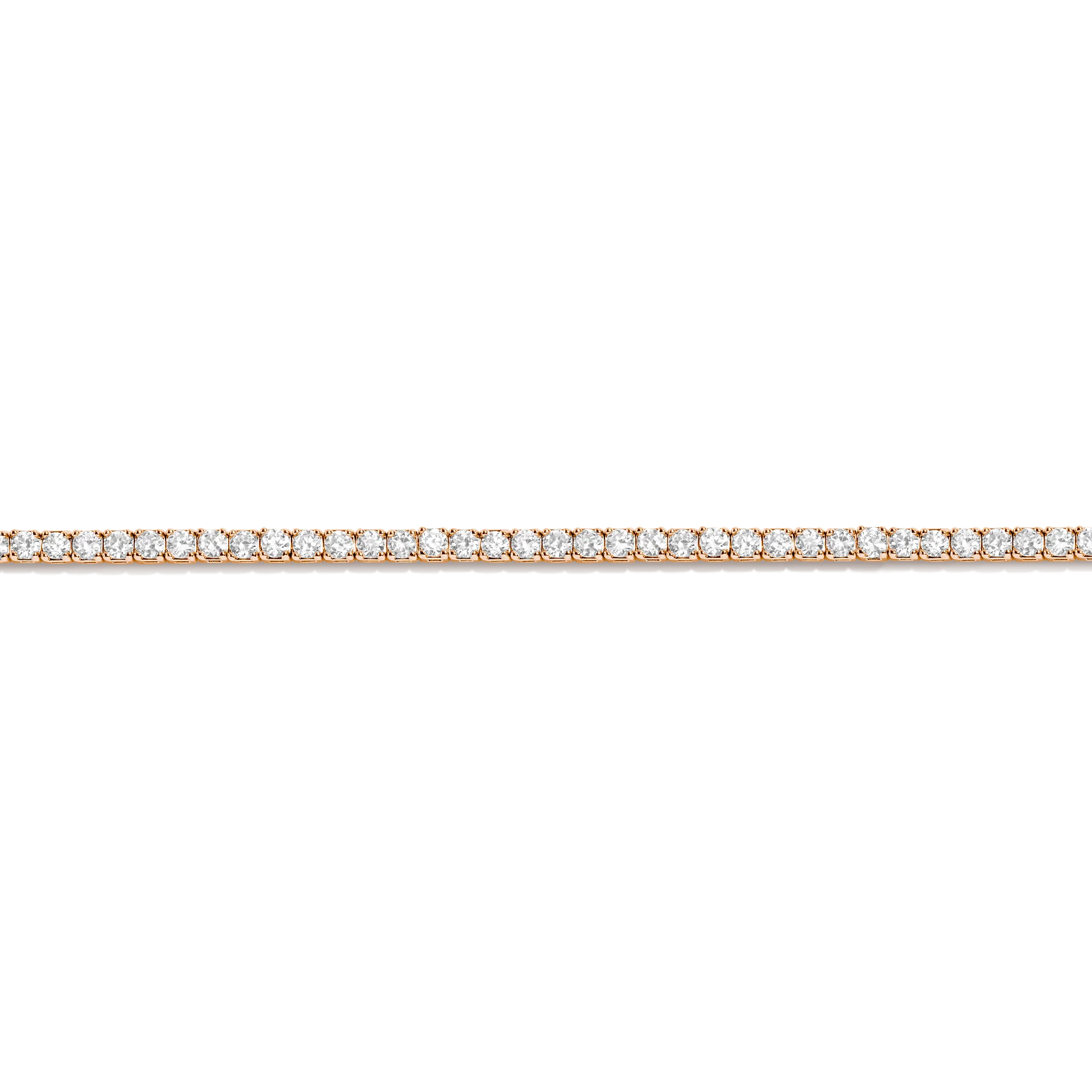 Classic Lab Grown Diamond Tennis Necklace - 5ct (Large) - Image 5
