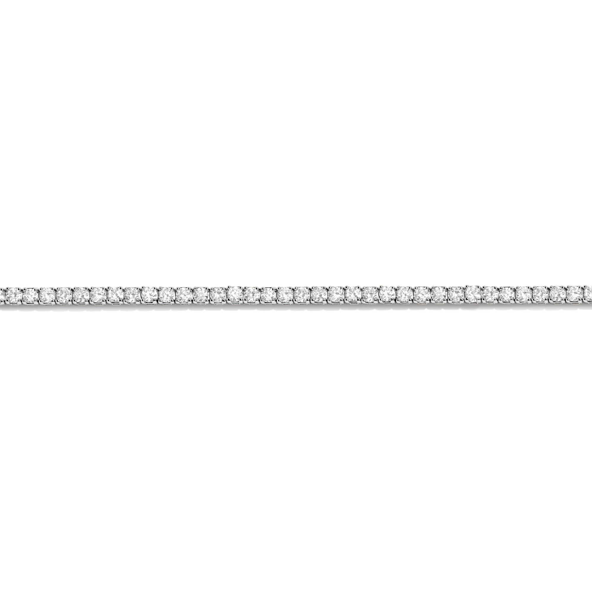 Classic Lab Grown Diamond Tennis Necklace - 5ct (Large) - Image 6
