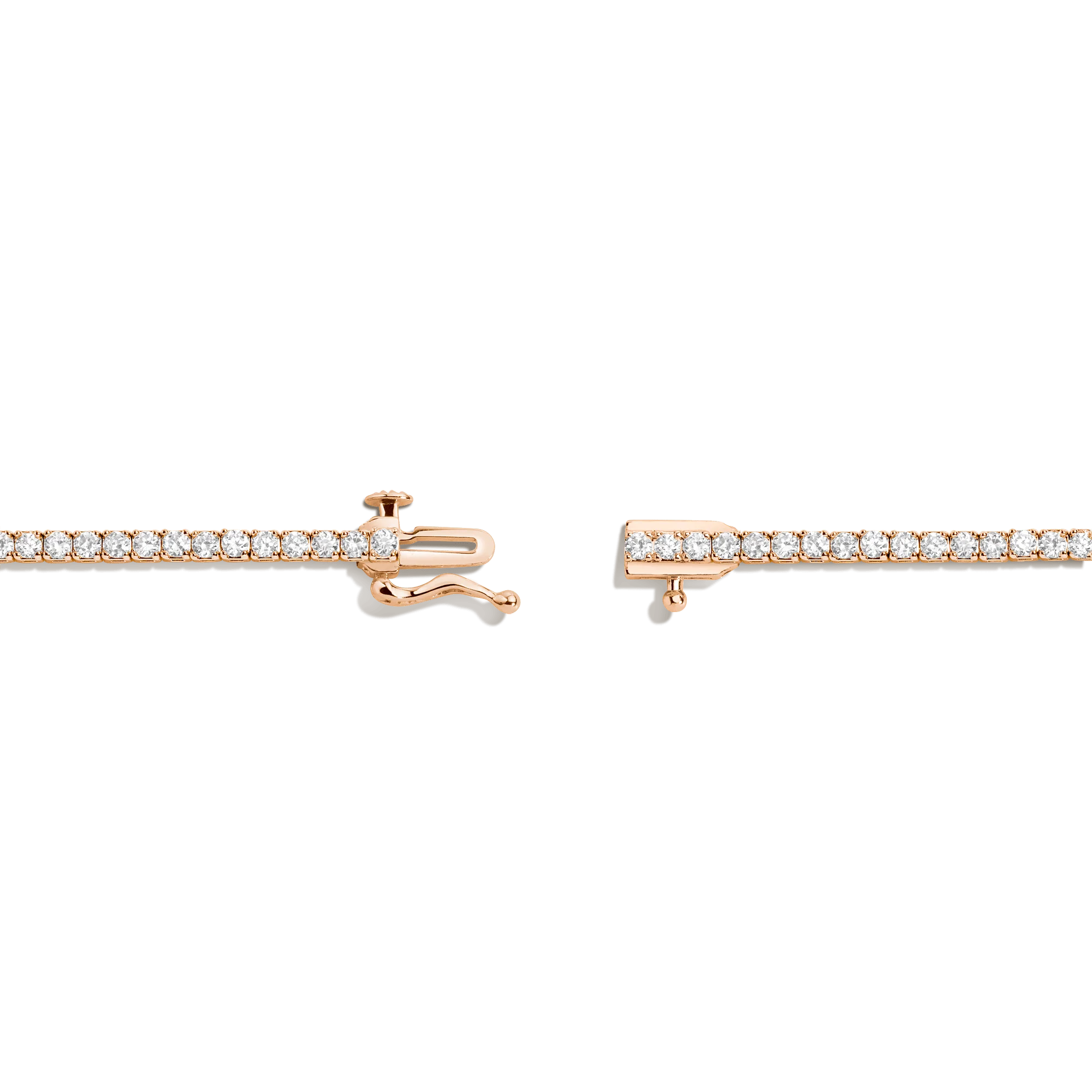 Classic Lab Grown Diamond Tennis Necklace - 5ct (Large) - Image 8