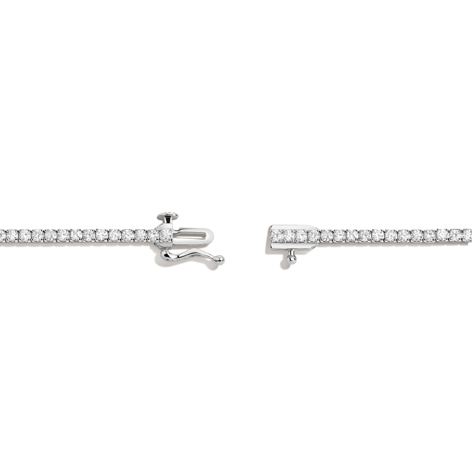 Classic Lab Grown Diamond Tennis Necklace - 5ct (Large) - Image 9