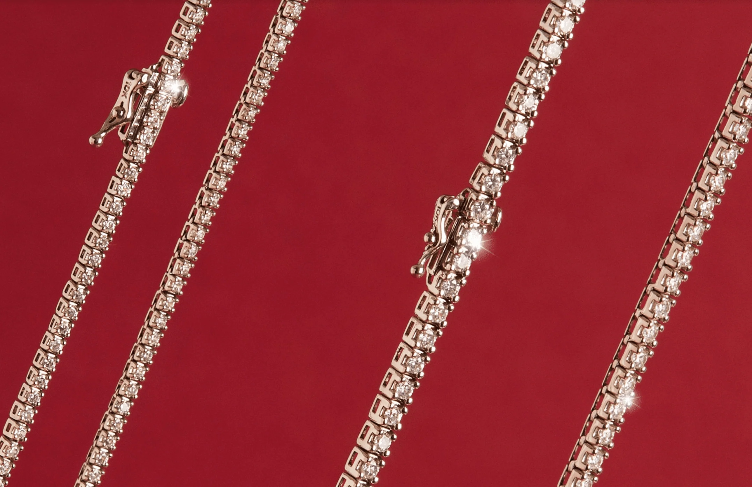 Classic Diamond Tennis Necklace - 5ct (Large) - Image 10