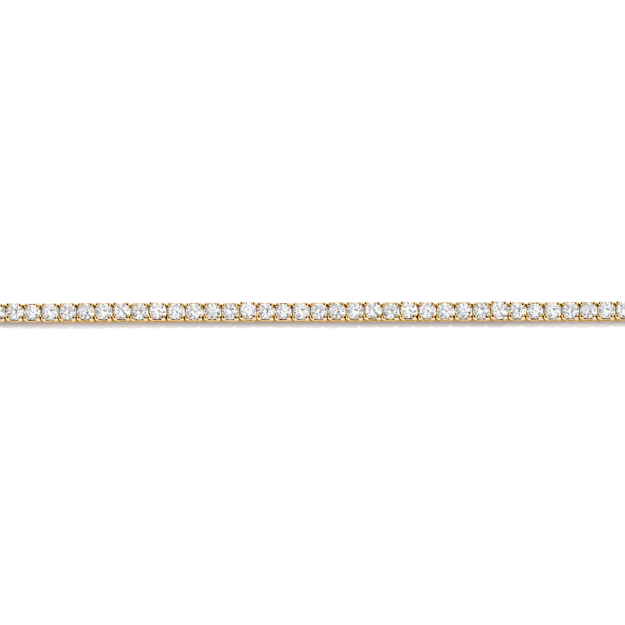 Classic Diamond Tennis Necklace - 5ct (Large) - Image 4