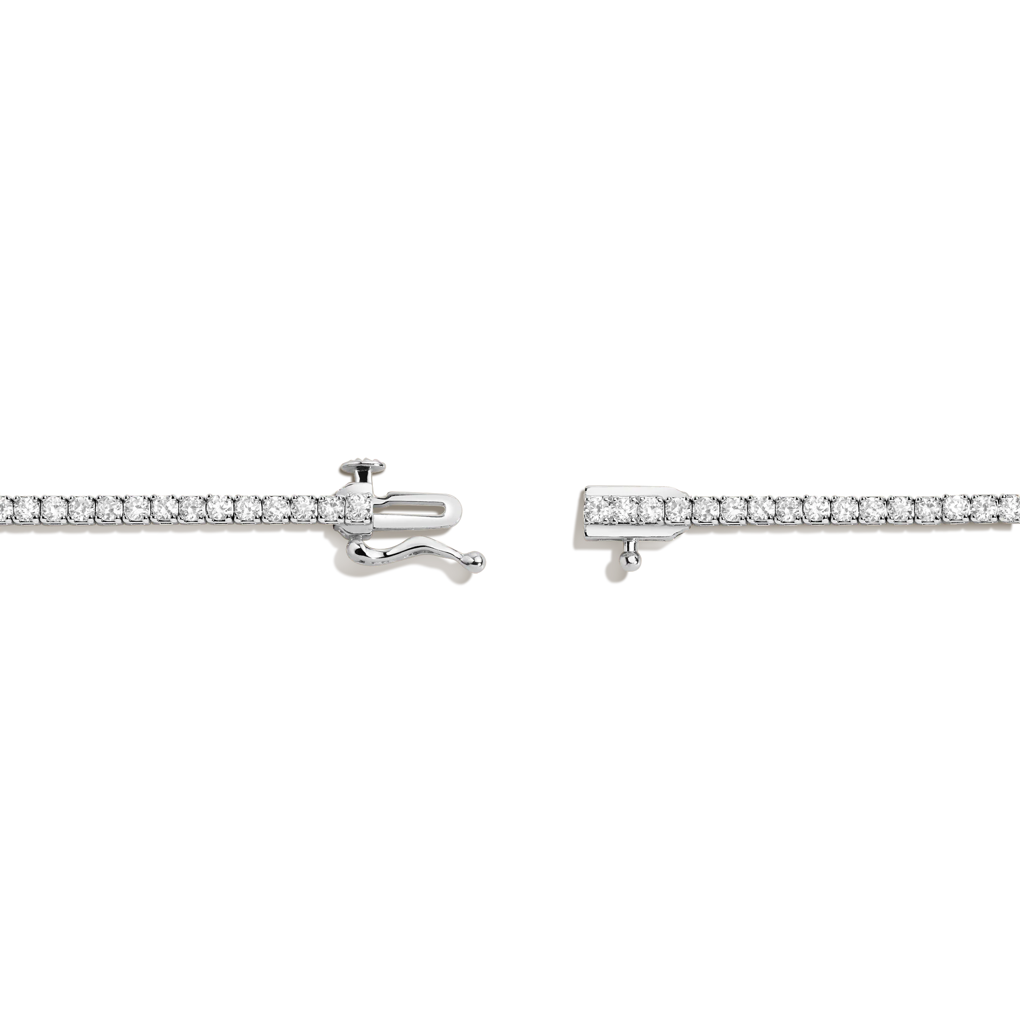 Classic Diamond Tennis Necklace - 5ct (Large) - Image 9