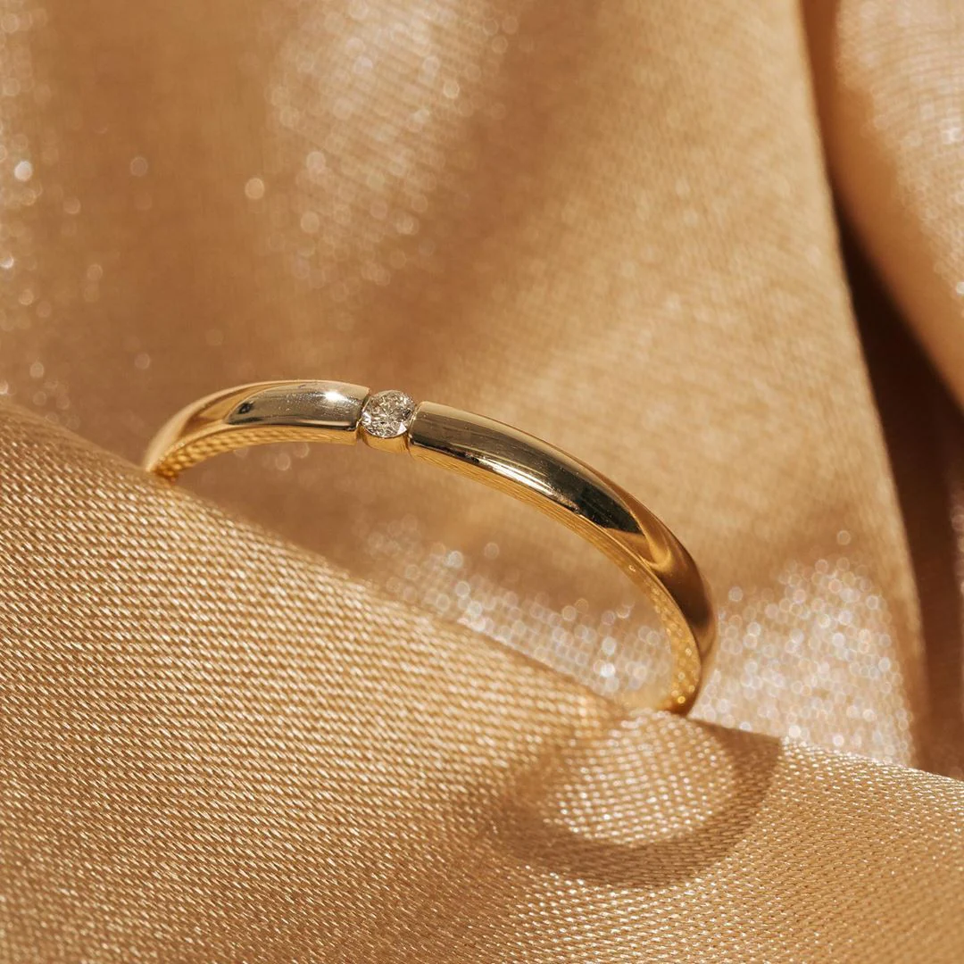 Petite Diamond Tension Ring - Image 7