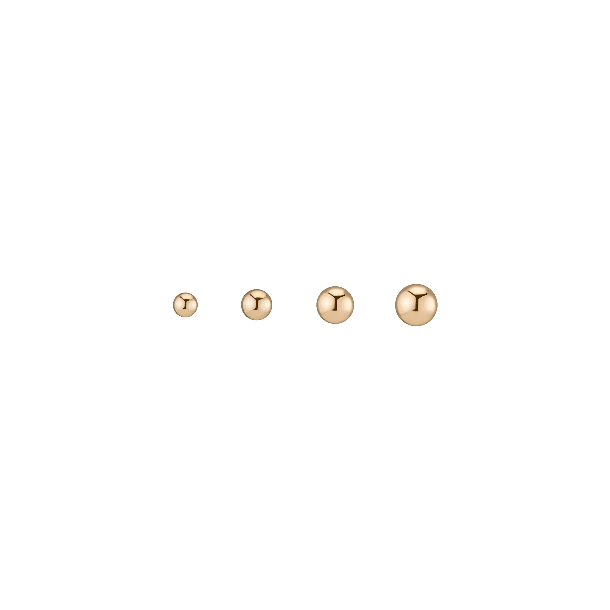 Gold Ball Studs - Image 31