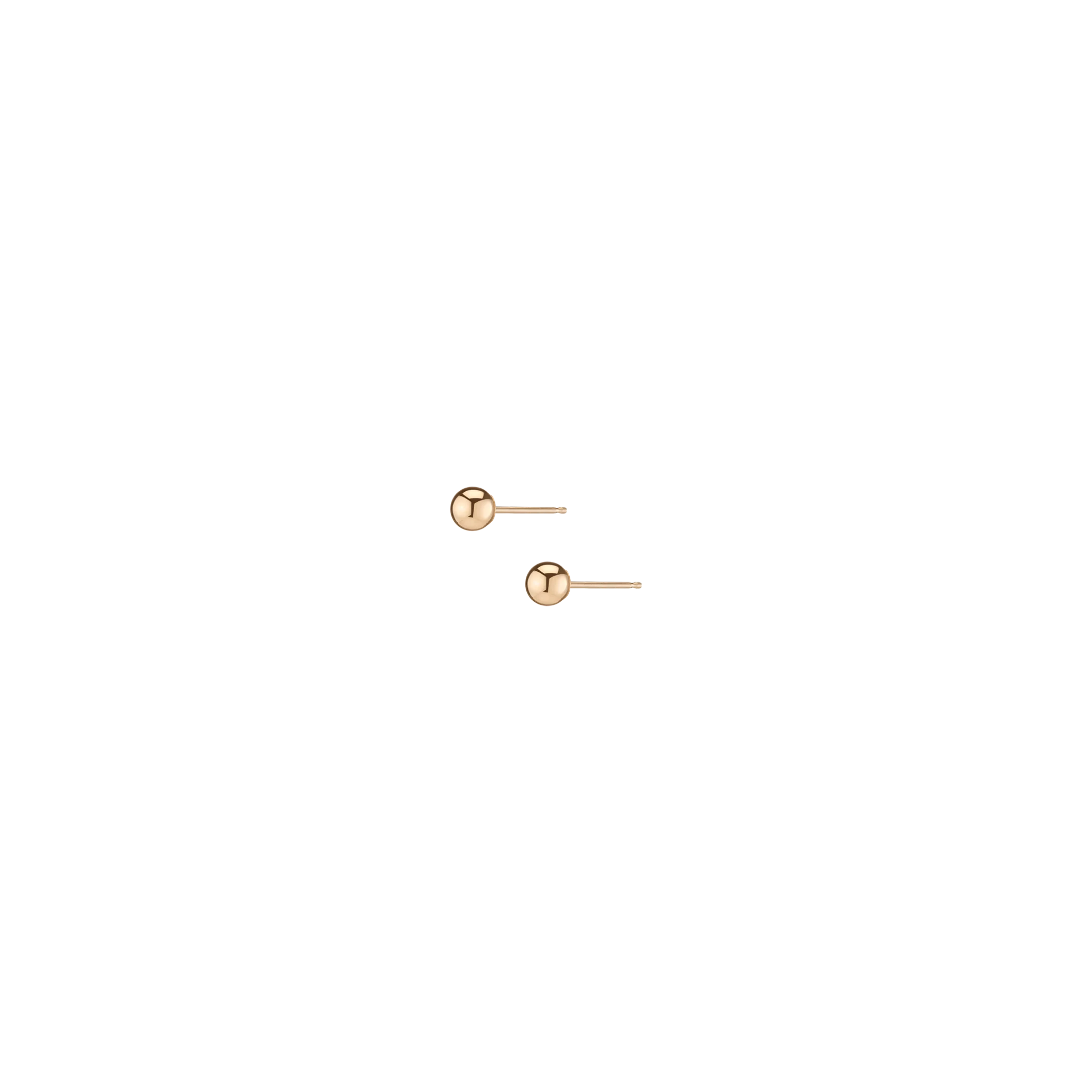 Gold Ball Studs - Image 4