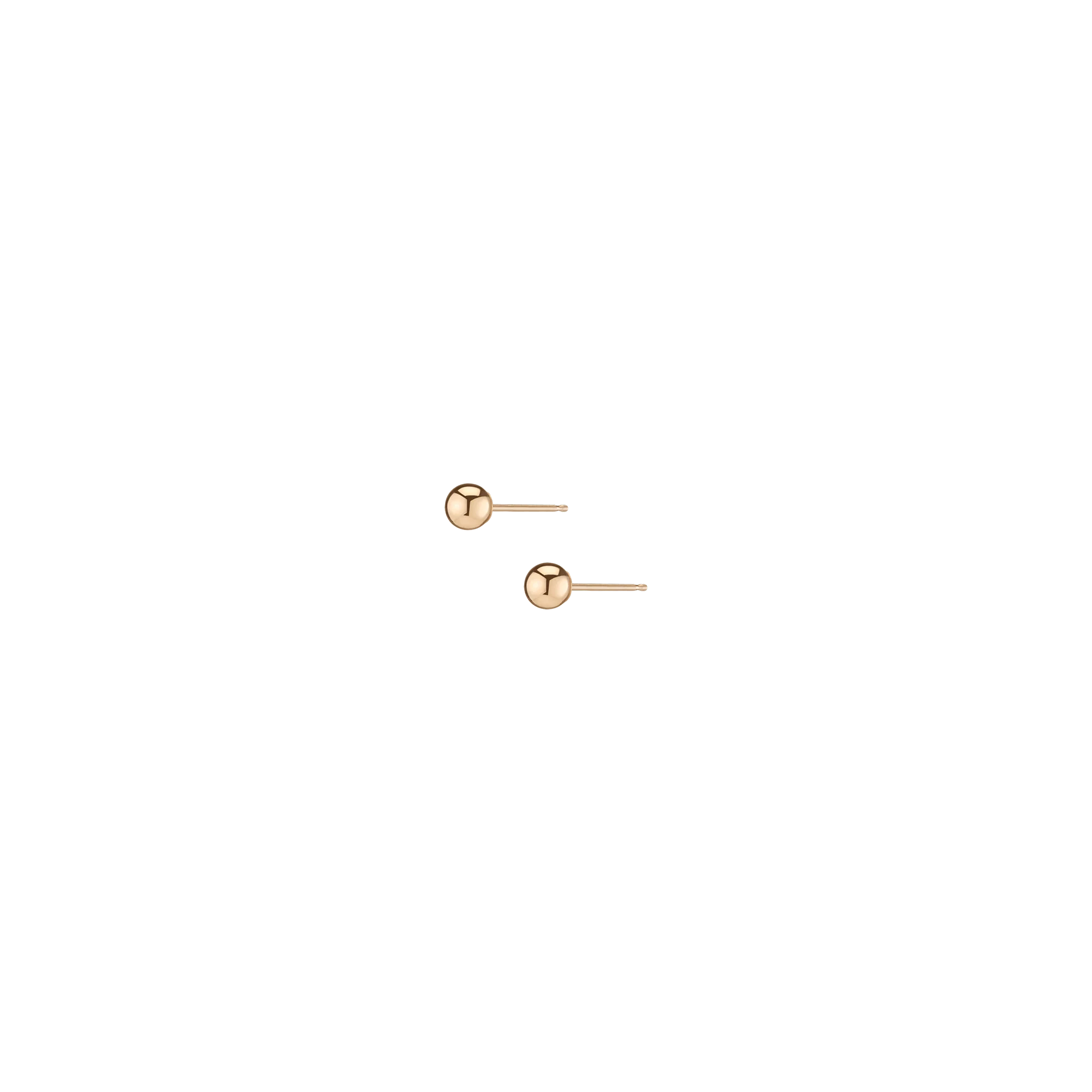 Gold Ball Studs - Image 8