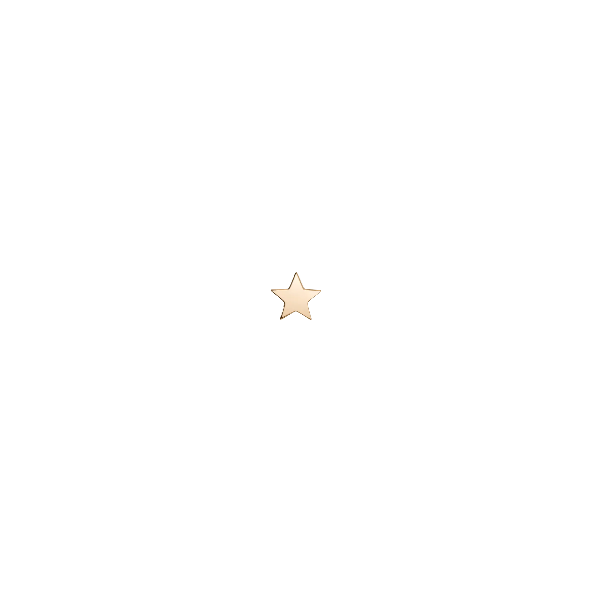 Gold Nova Star Stud Earrings - Image 3