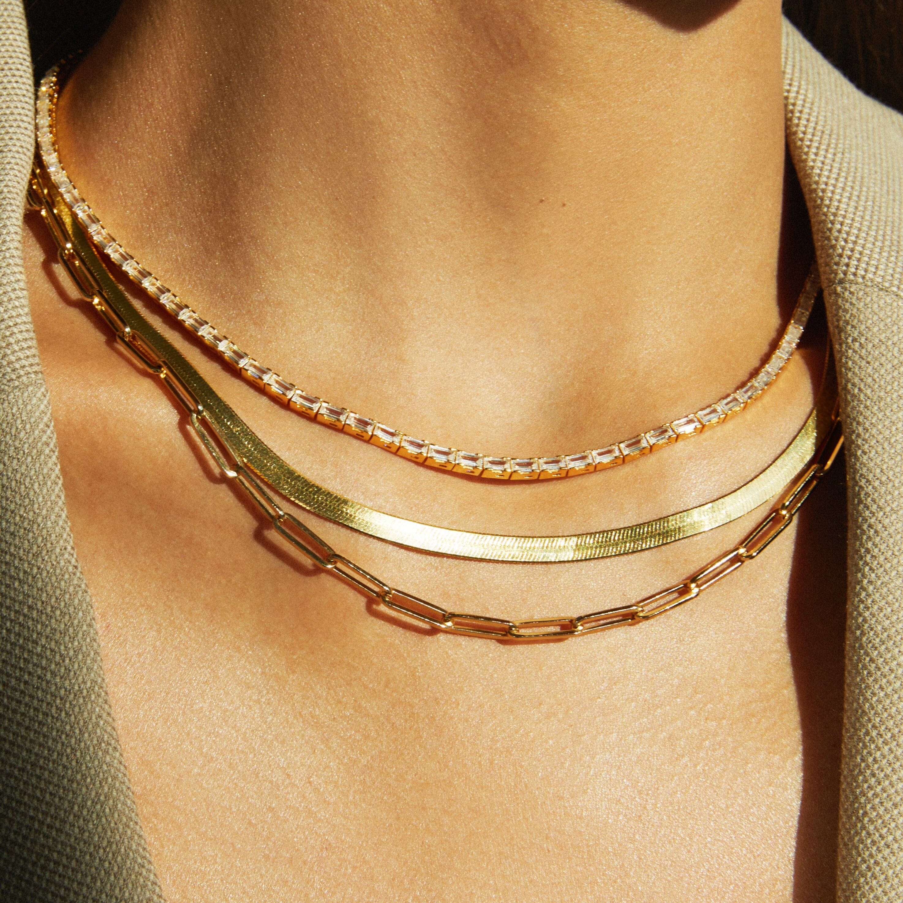 Large Paperclip Chain Necklace - Image 12