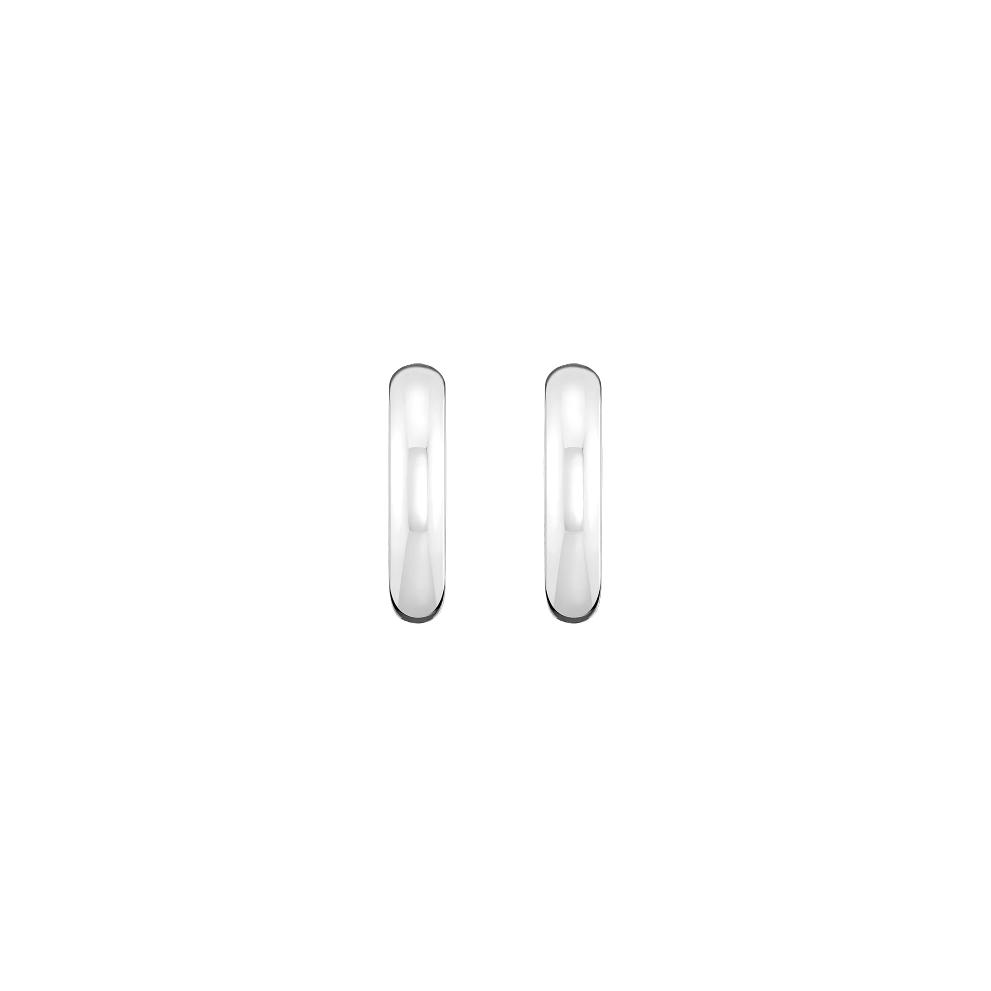 Medium Chunky Hinged Hoop Earrings - Image 6