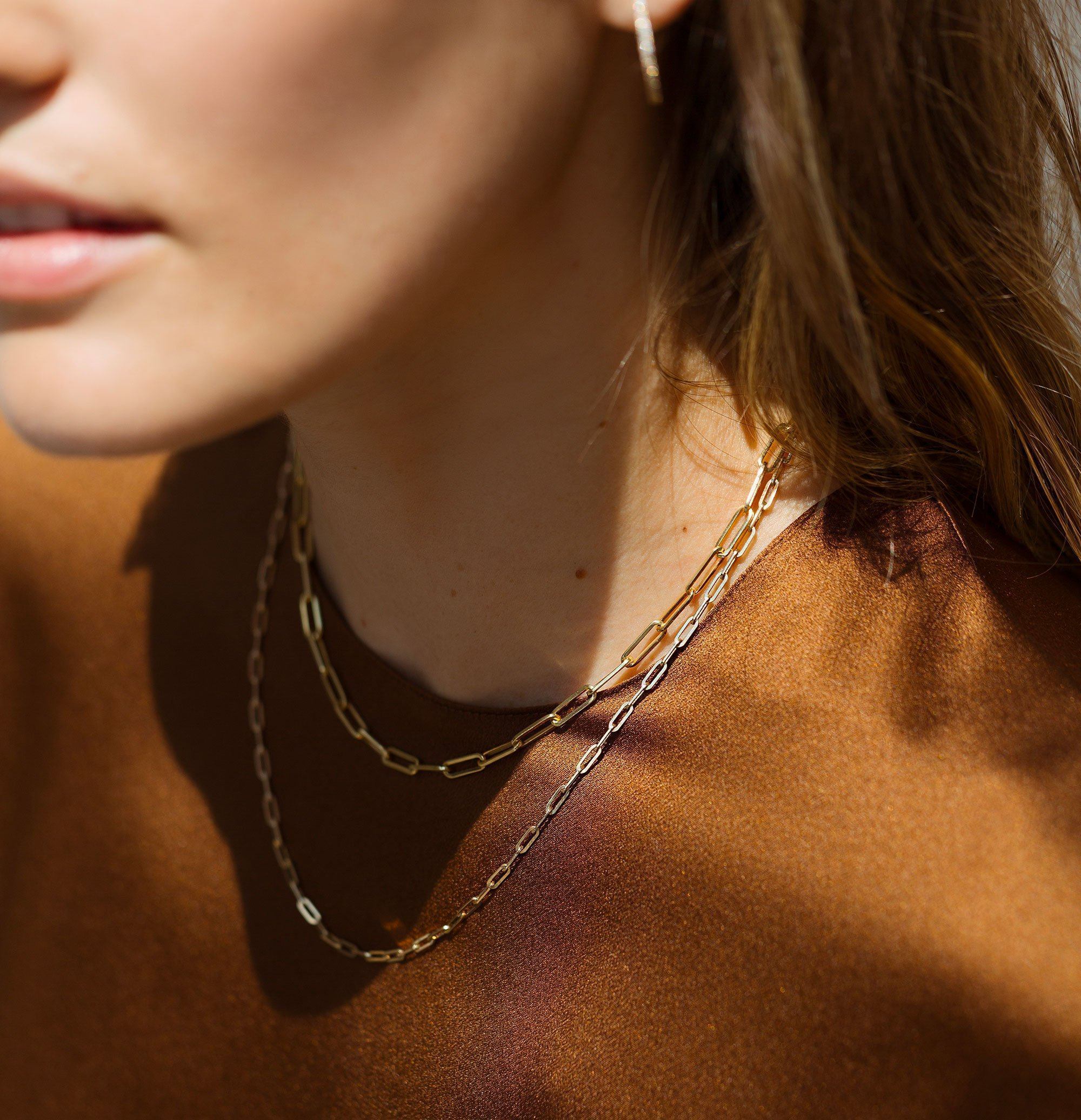 Medium Paperclip Chain Necklace - Image 17
