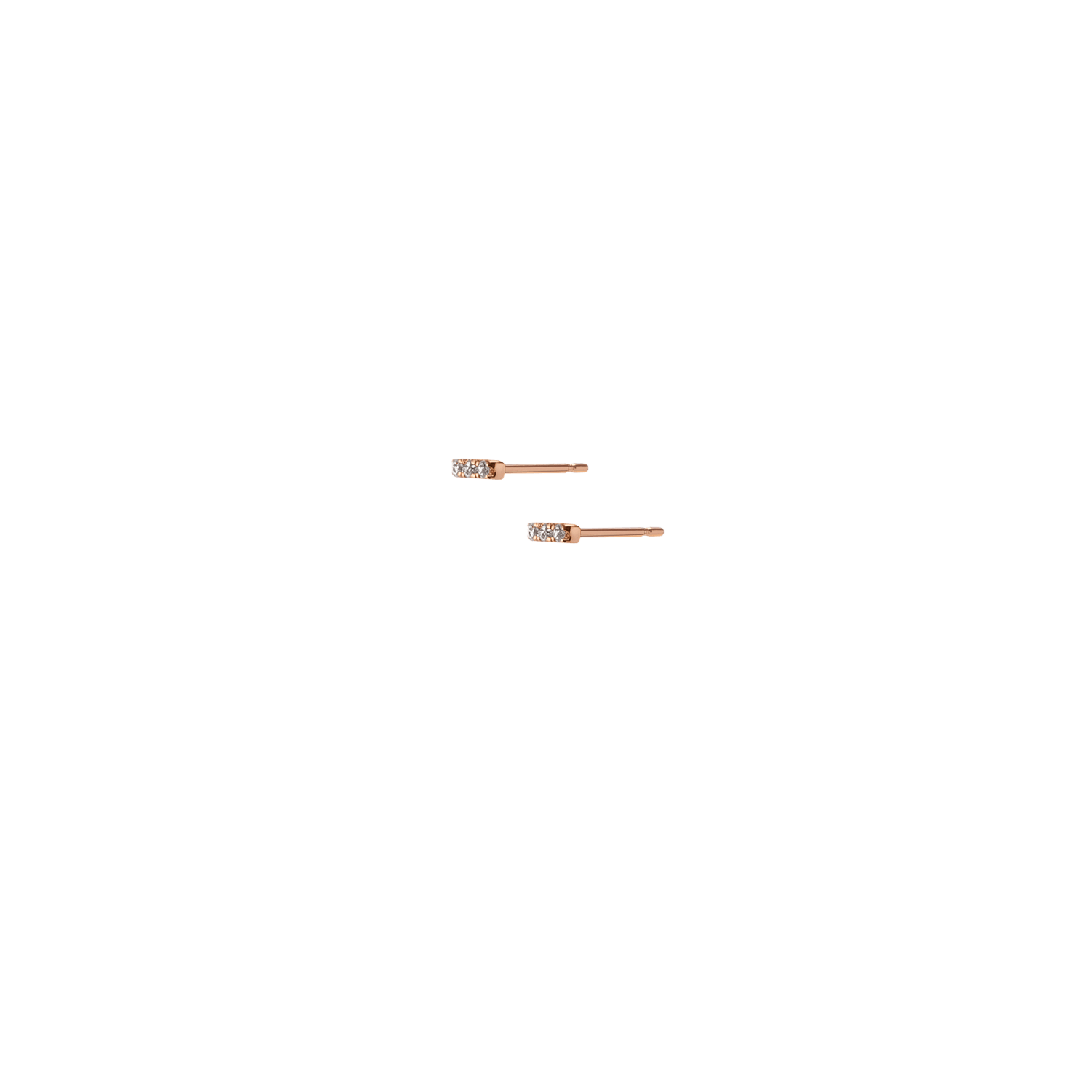 Mini Diamond Bar Earring - Image 4