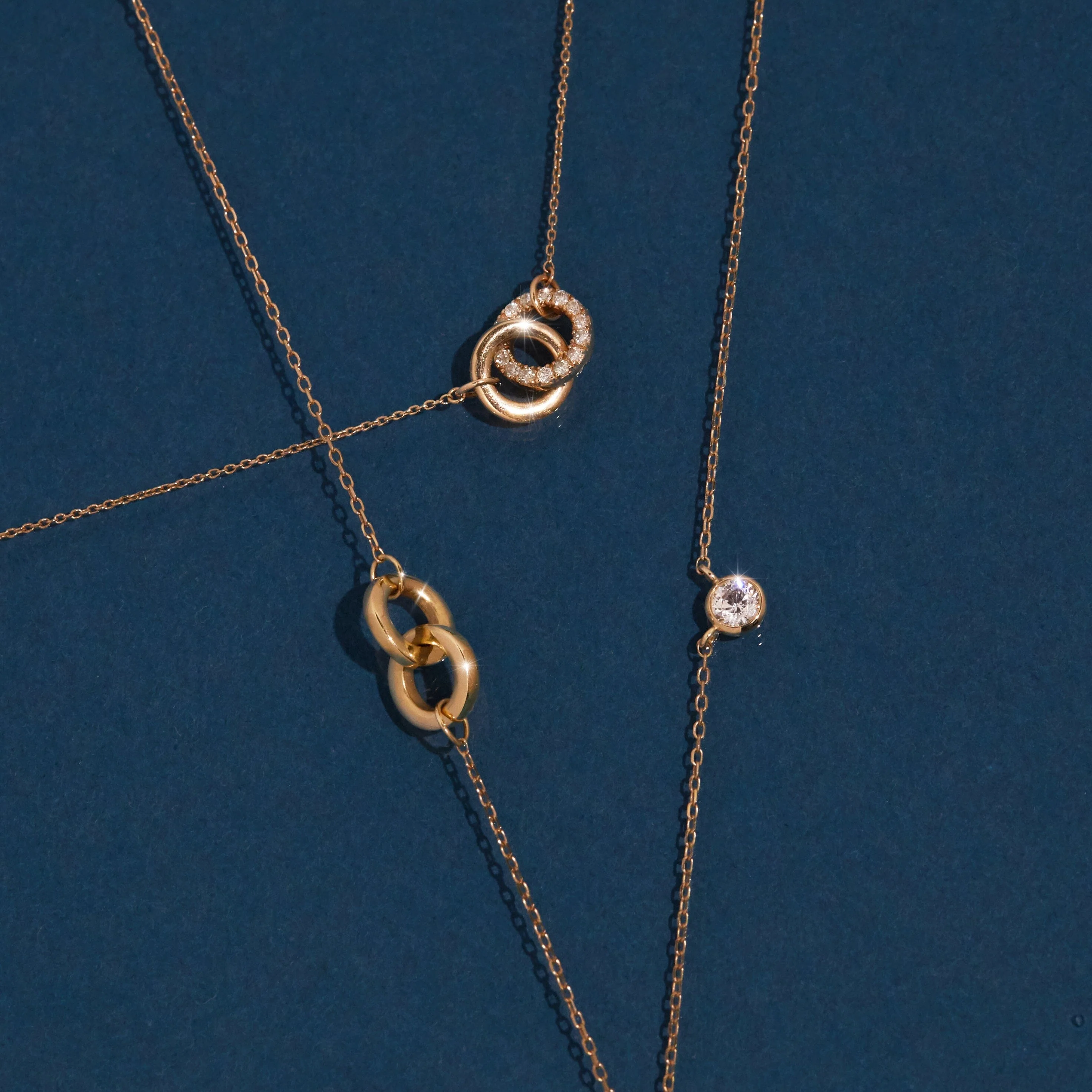 Mini Diamond Bezel Necklace - Image 8