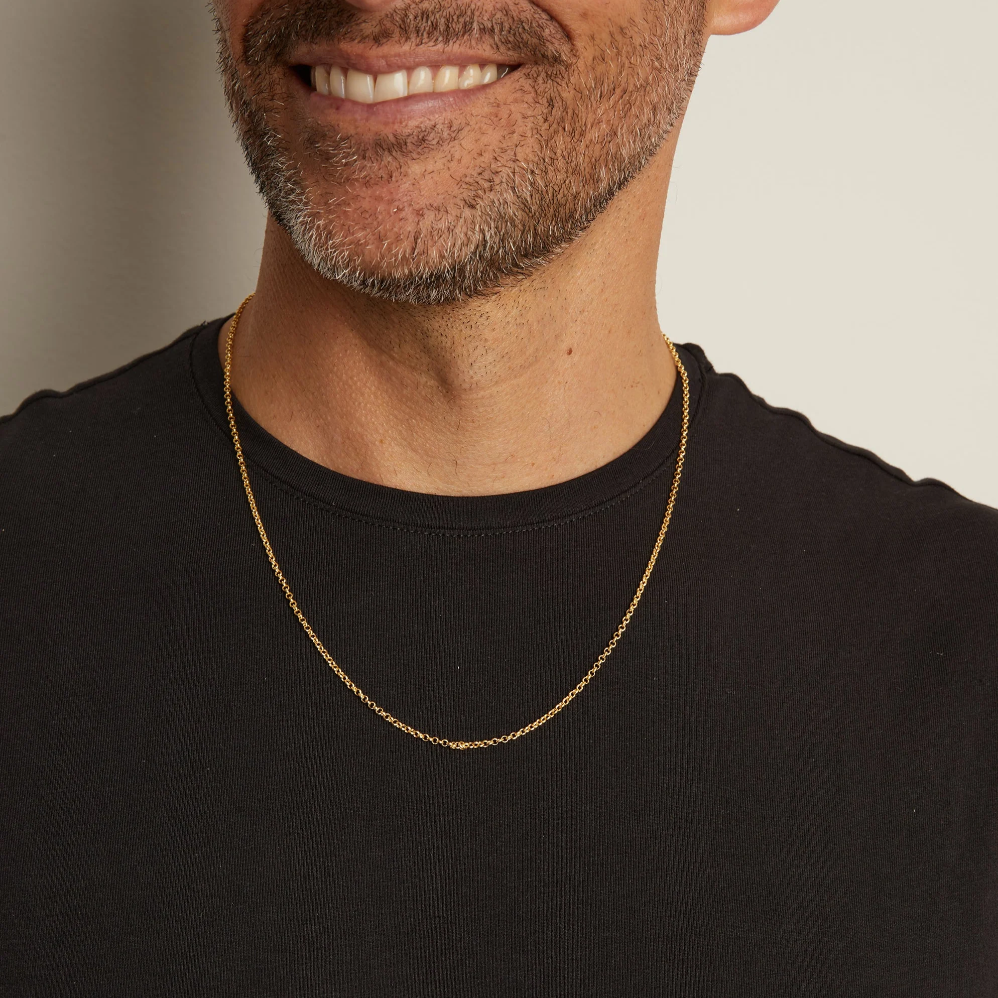 Small Rolo Chain Necklace - Image 4