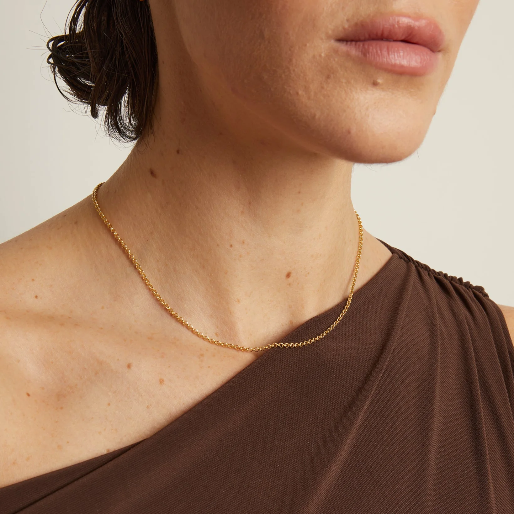 Small Rolo Chain Necklace - Image 6