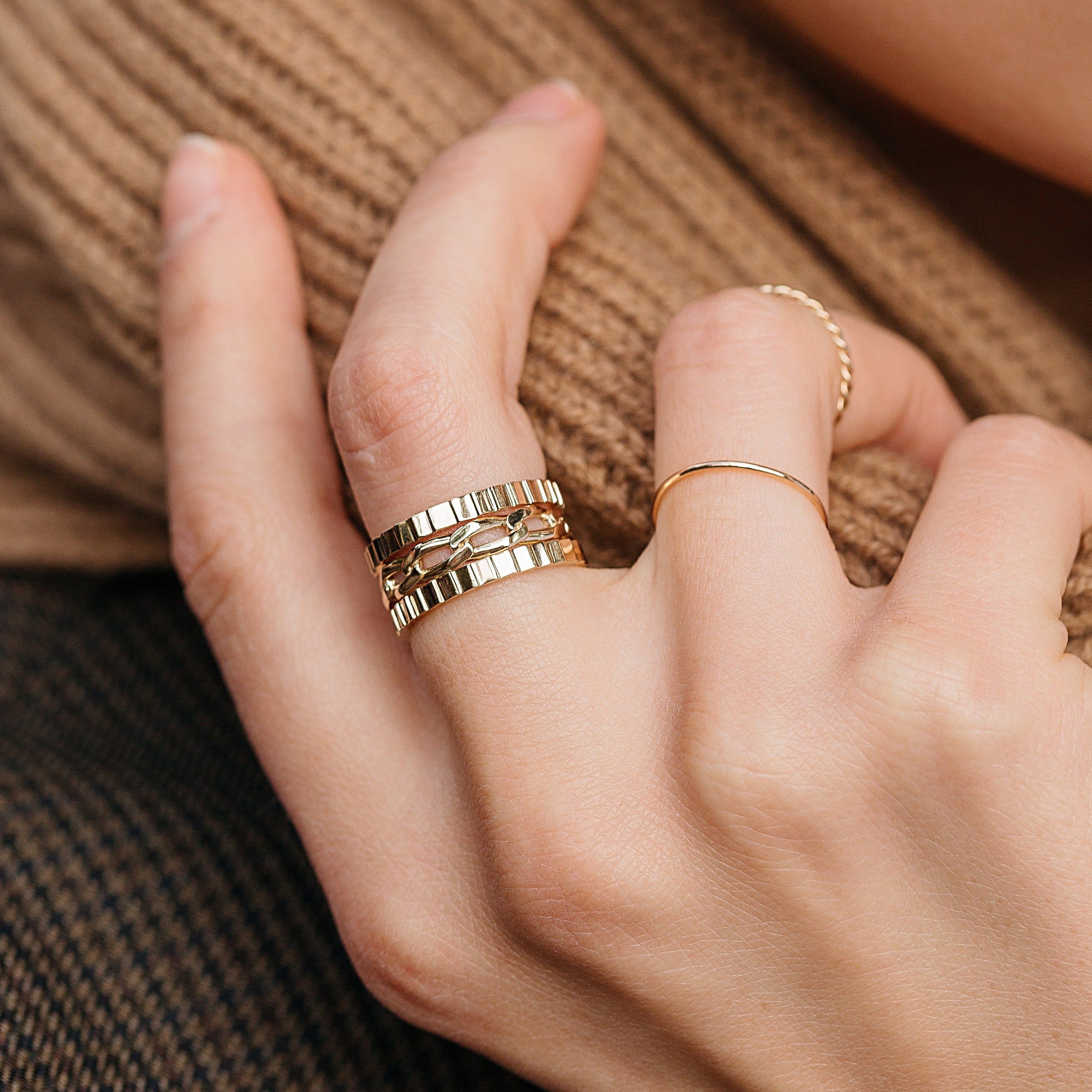 Thin Stackable Ring - Image 15