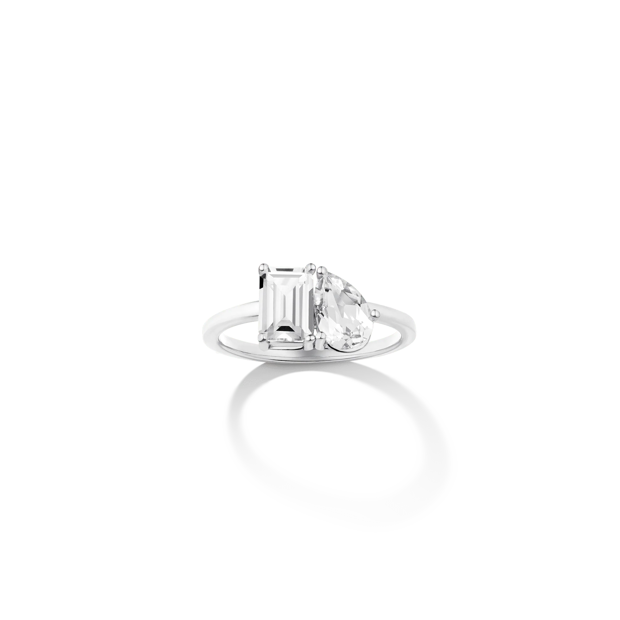 Toi et Moi Gemstone Classic Ring - Image 3