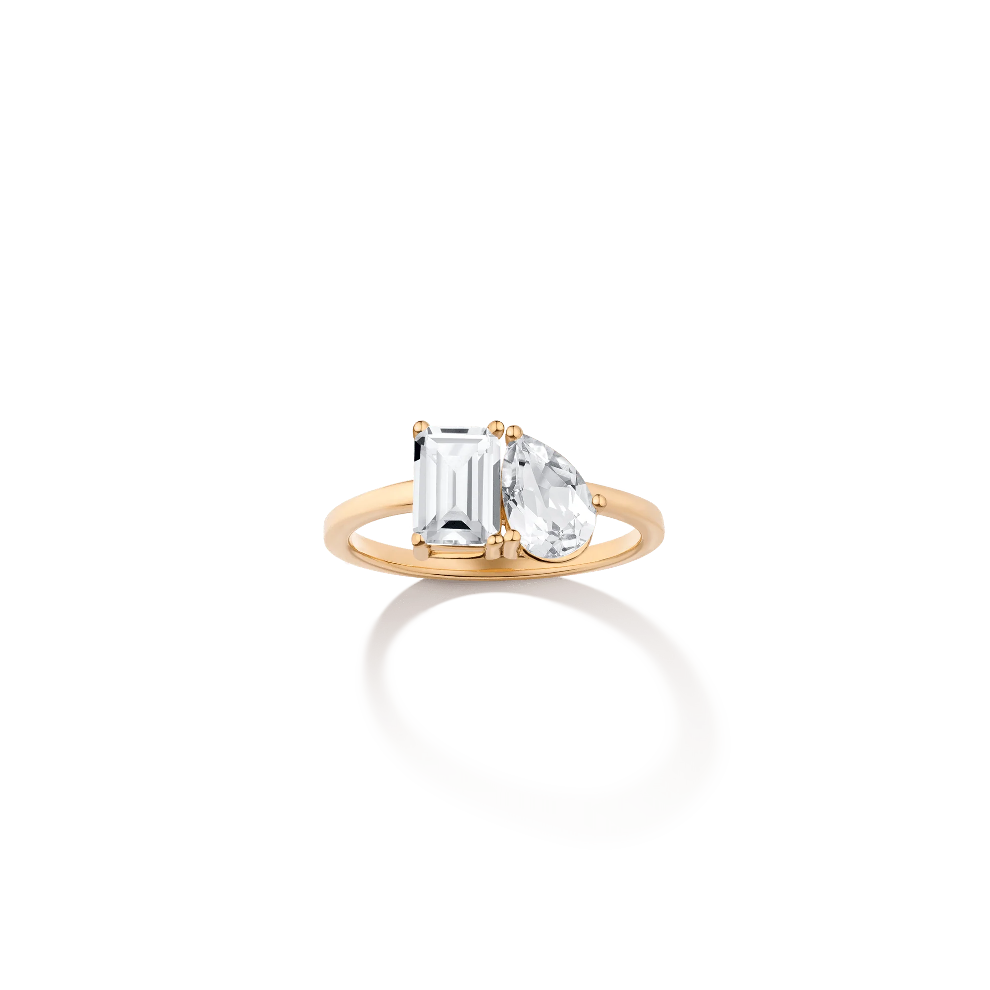Toi et Moi Gemstone Classic Ring - Image 4